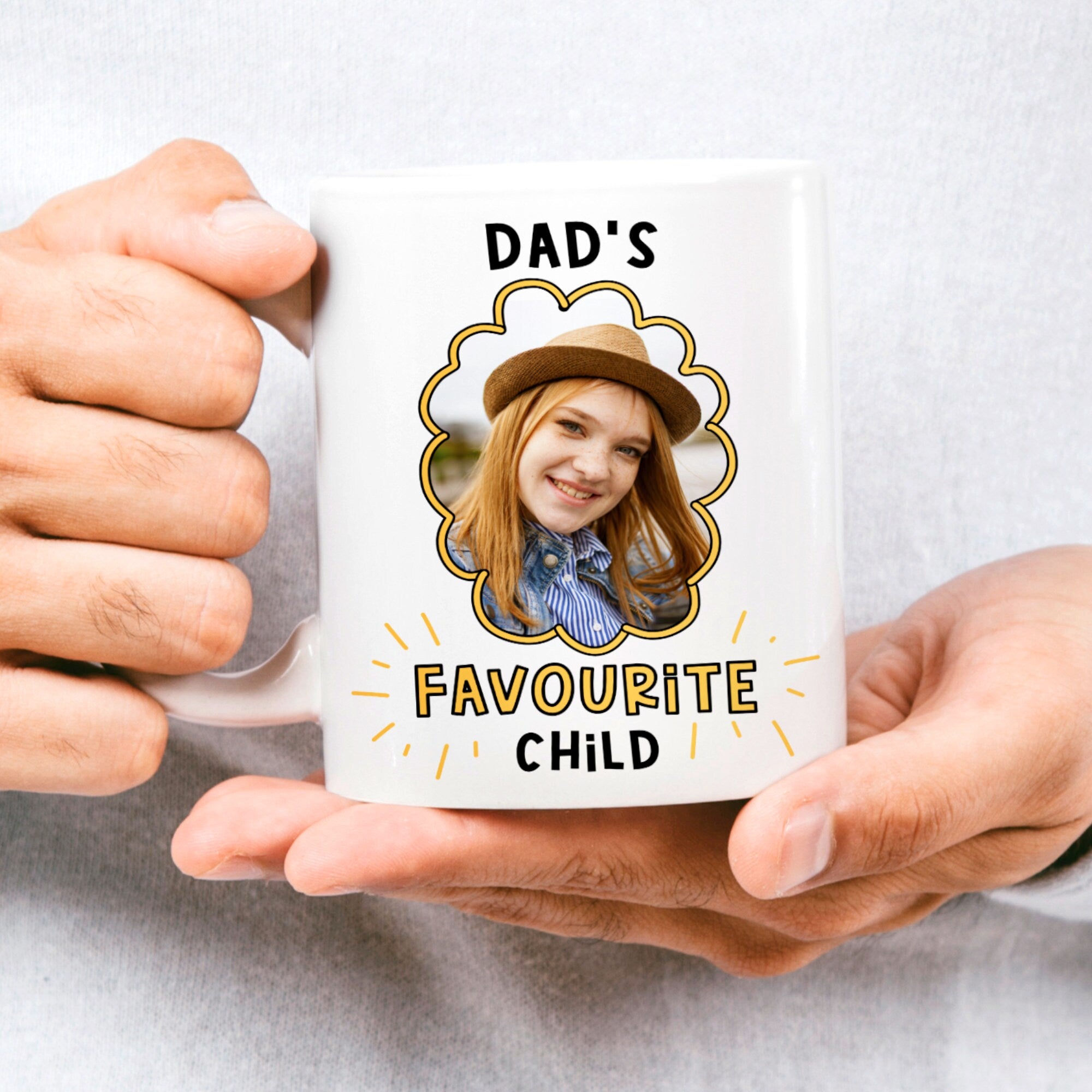 Fathers Day Mug - Personalised Mug From Favourite Child