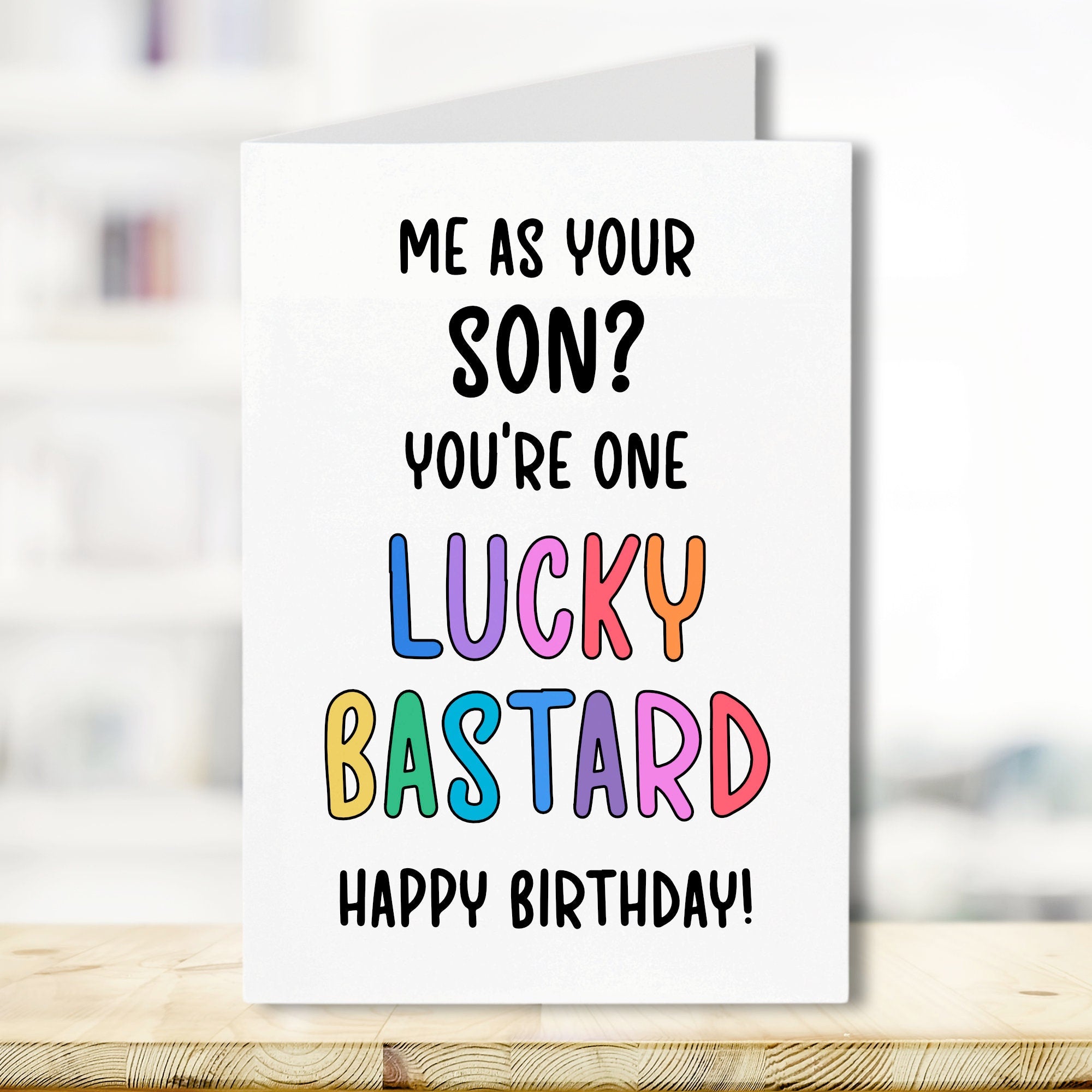 Dad Birthday Card - Gifts To Dad From Son