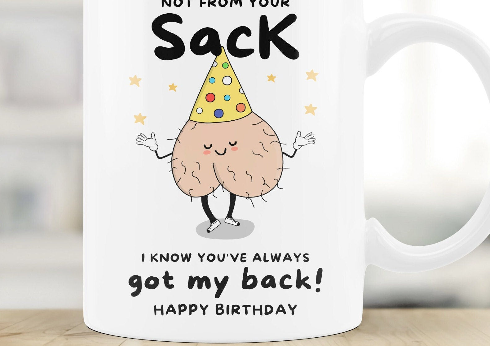 Stepdad Birthday Gift, Not From Your Sack, Step Dad Birthday Gift, Birthday Mug, Stepdad Mug, Fathers gift, Personalised Gifts, Mugs