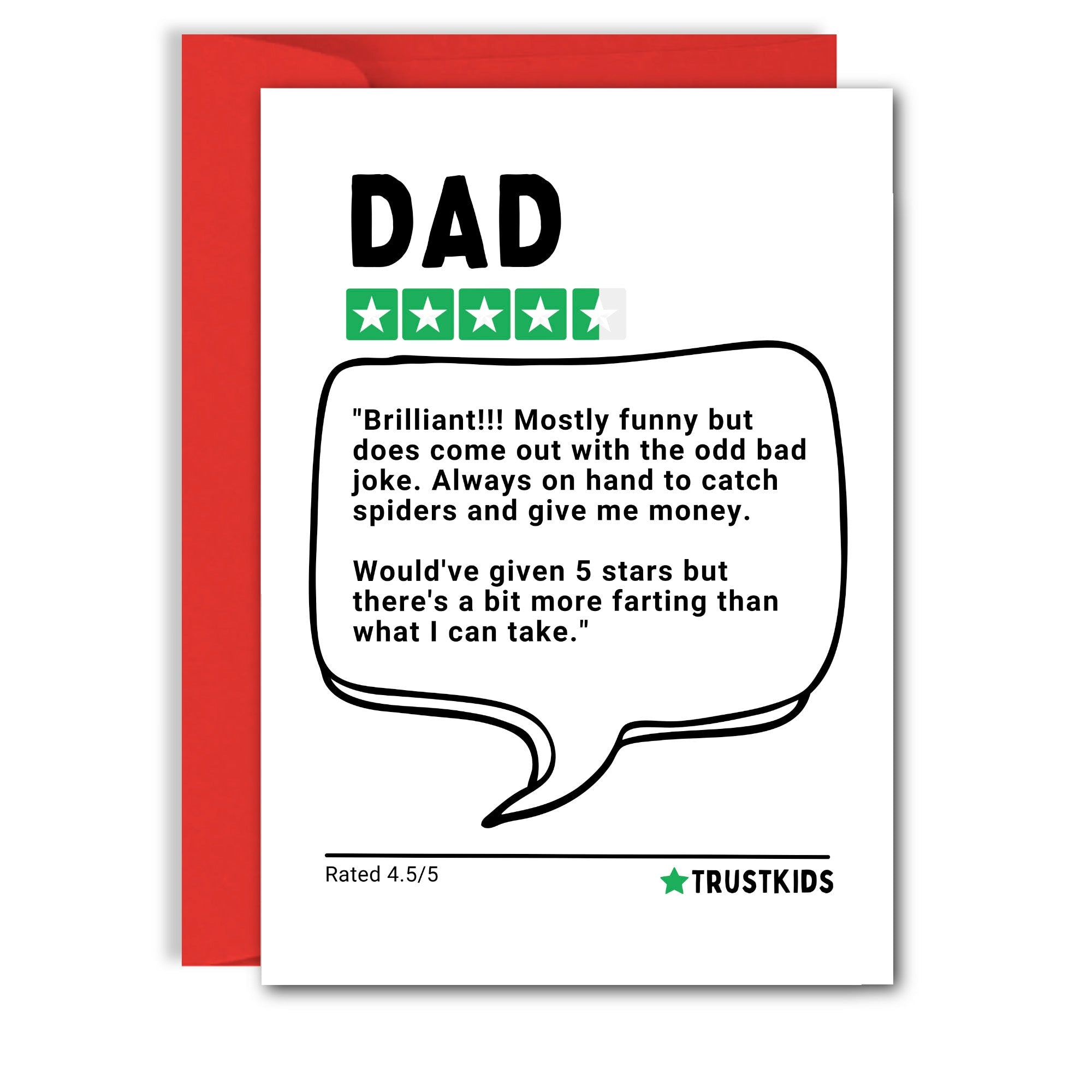 Funny Birthday Card for Dad, Product Star Rating Review, Funny Dad Birthday Card, Dad Birthday Card