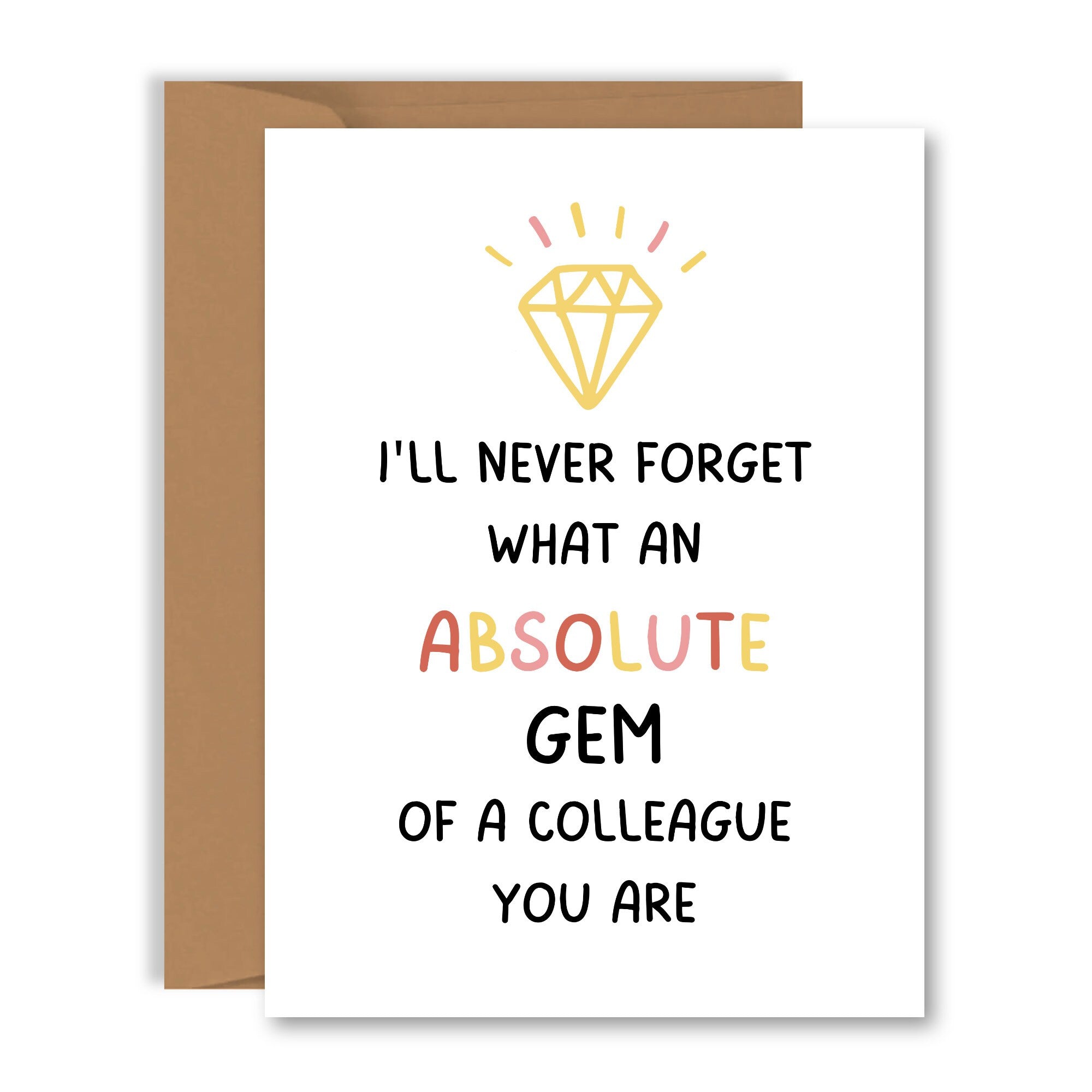 Leaving Card - You're An Absolute Gem