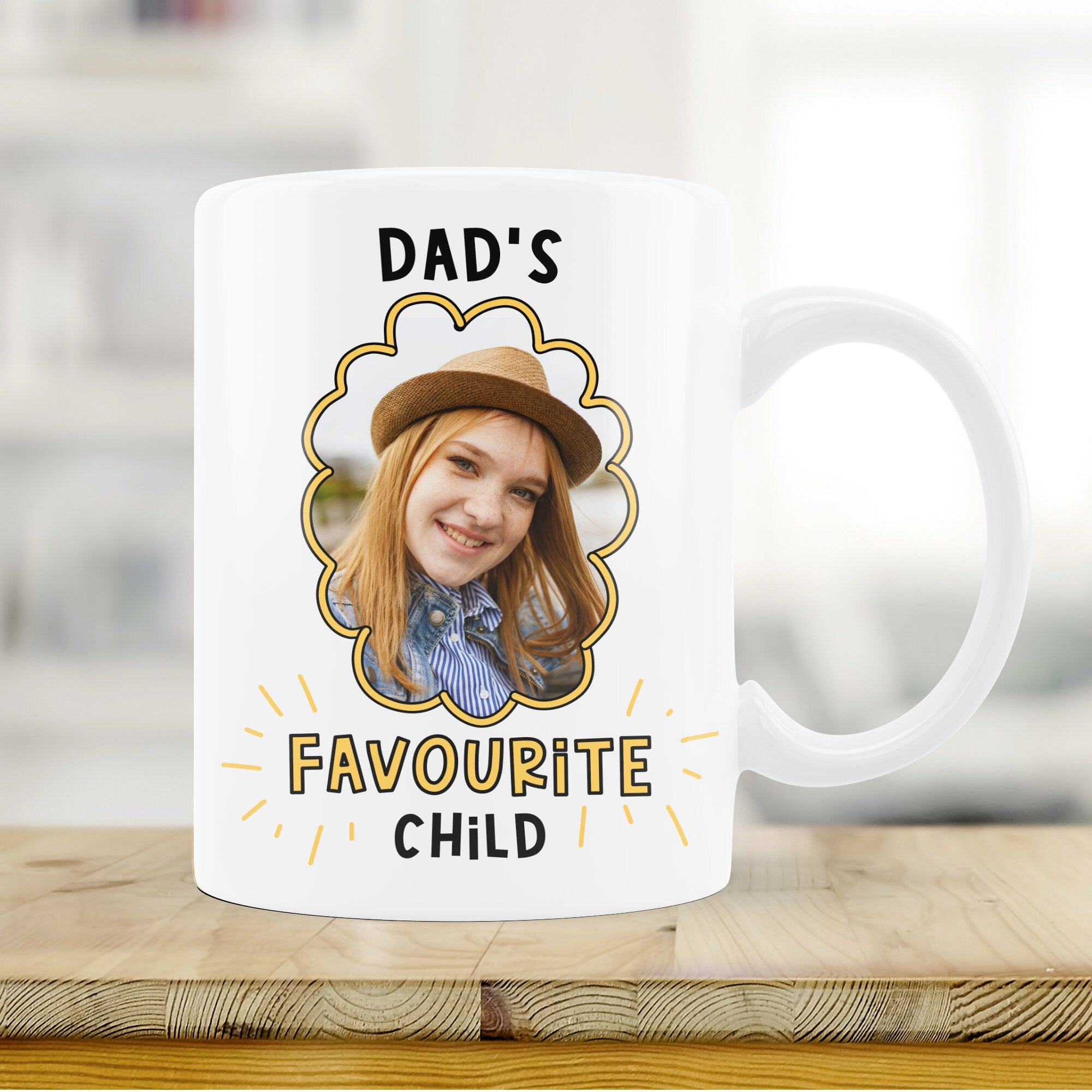 Fathers Day Mug - Personalised Mug From Favourite Child