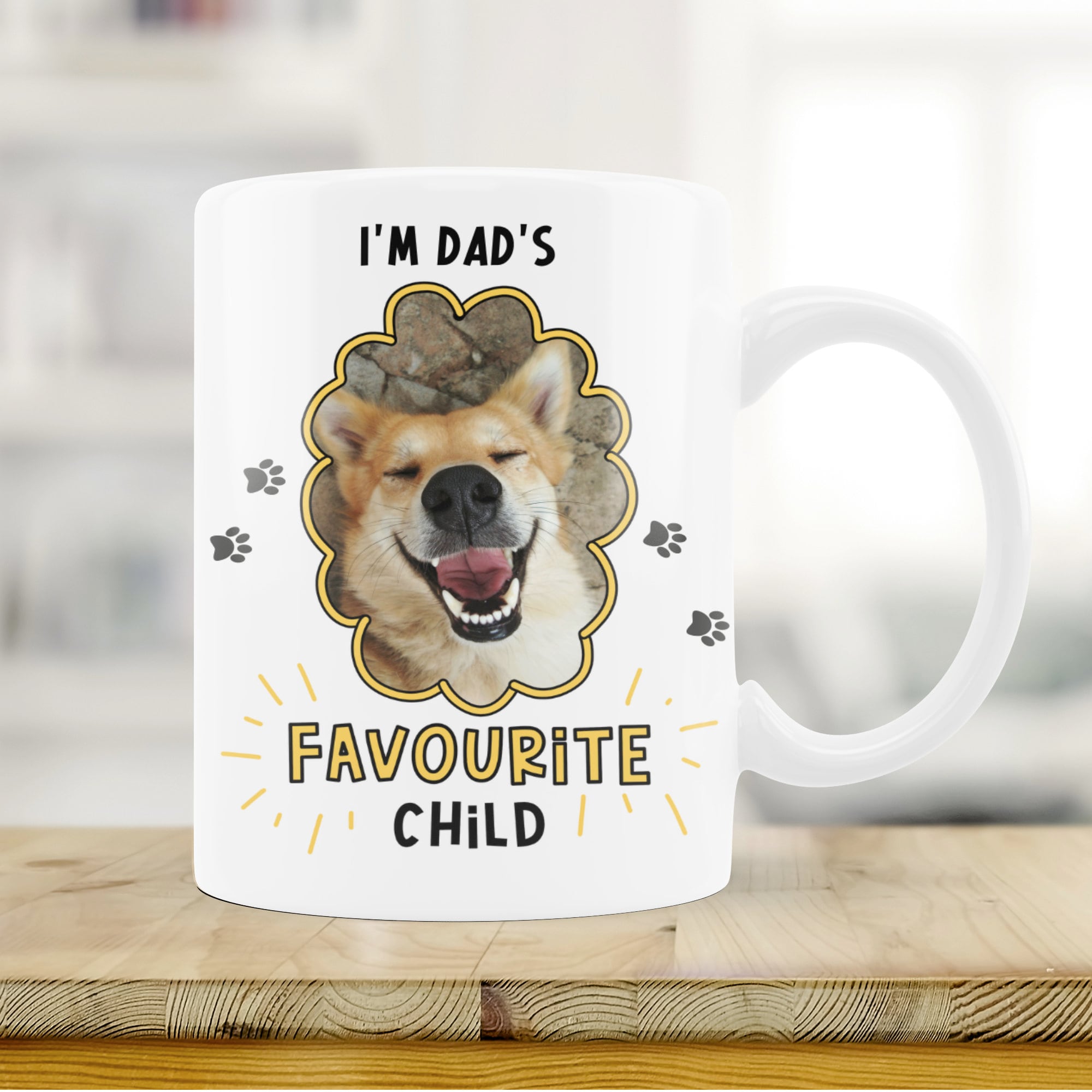 Dog Dad Fathers Day Gift - Personalised Dog Dad Mug