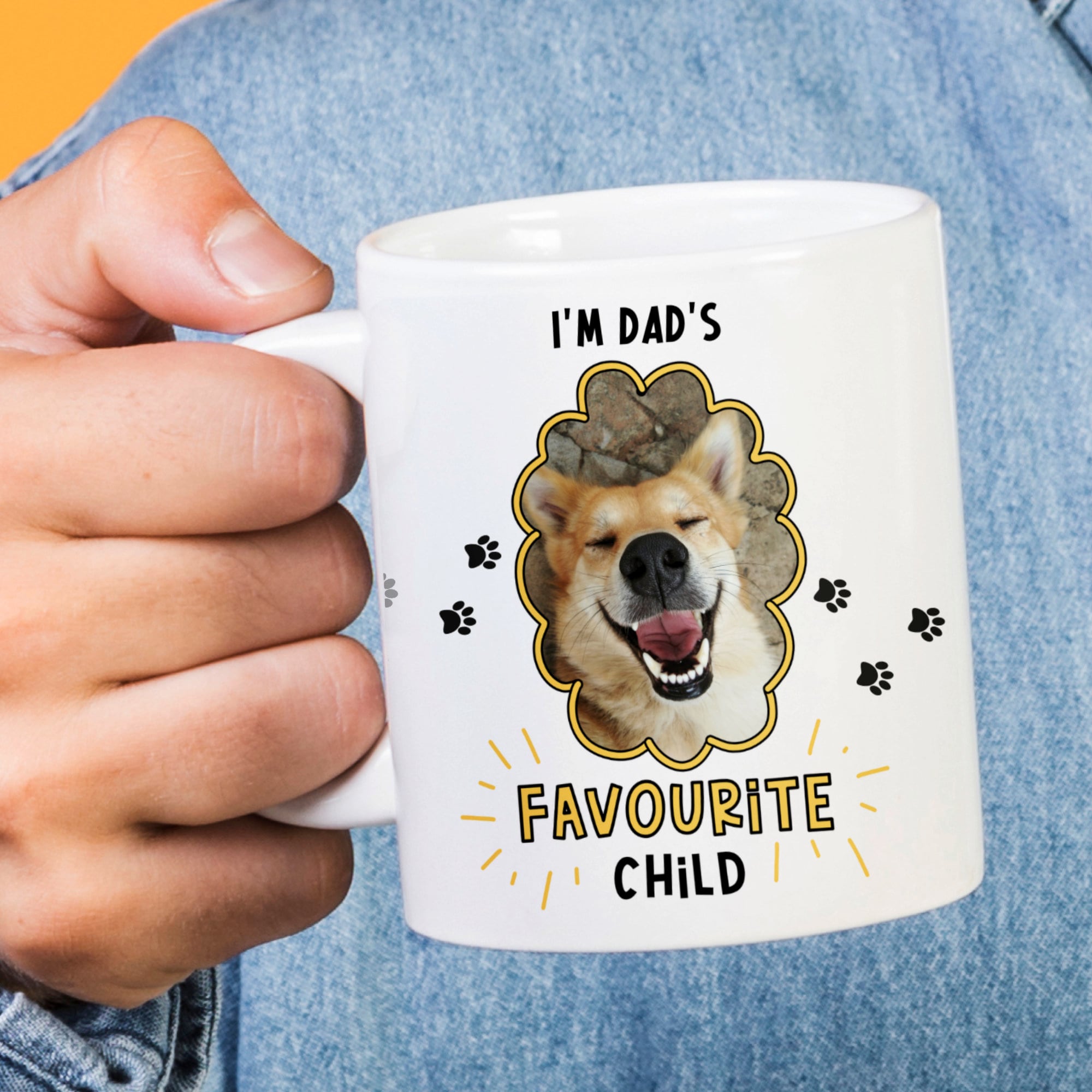 Dog Dad Fathers Day Gift - Personalised Dog Dad Mug