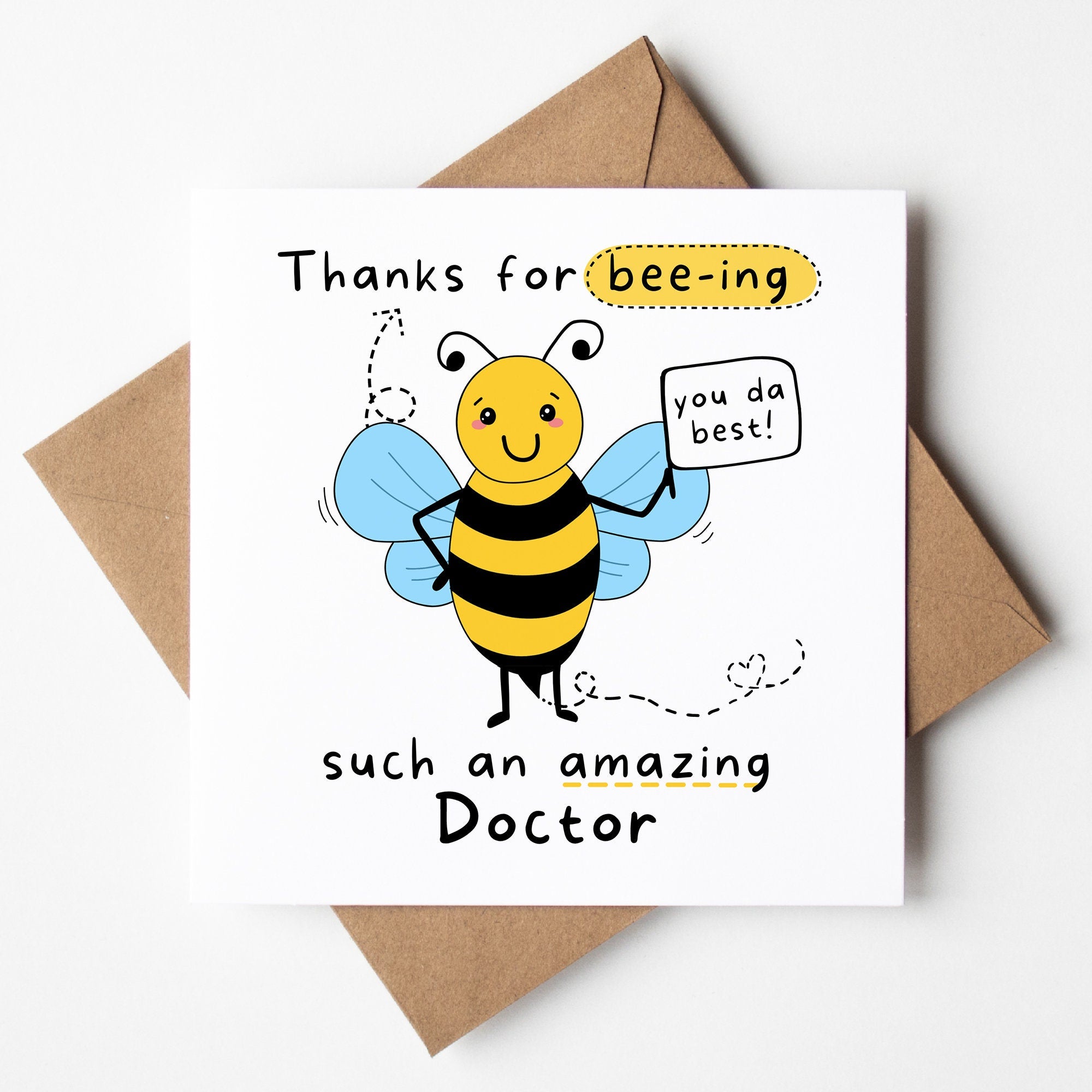 Doctor Gift - Thanks For Beeing Such An Amazing Doctor Card