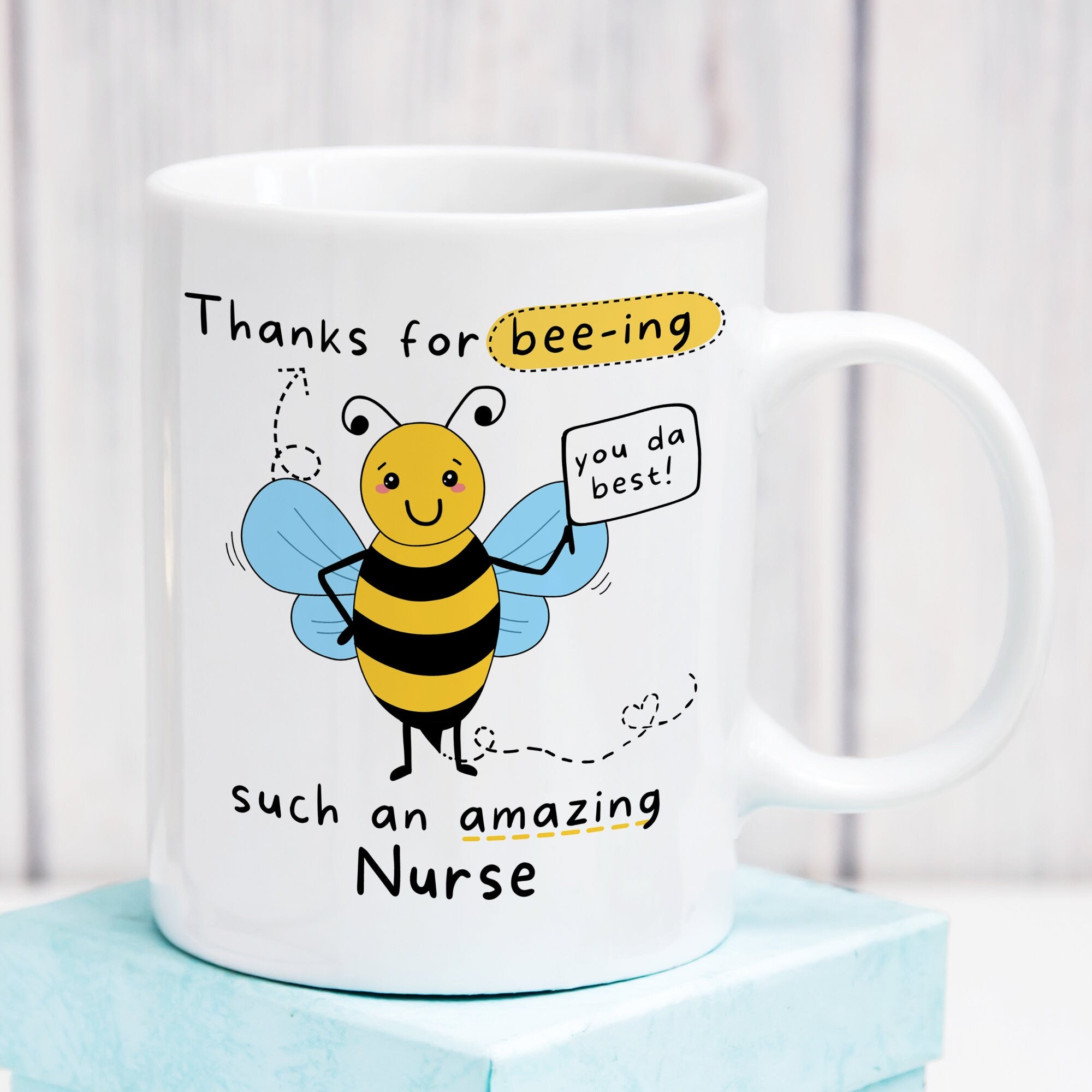 Thanks for Beeing Such An Amazing Nurse, Nurse mug, Nurse gift, Gift for Nurse