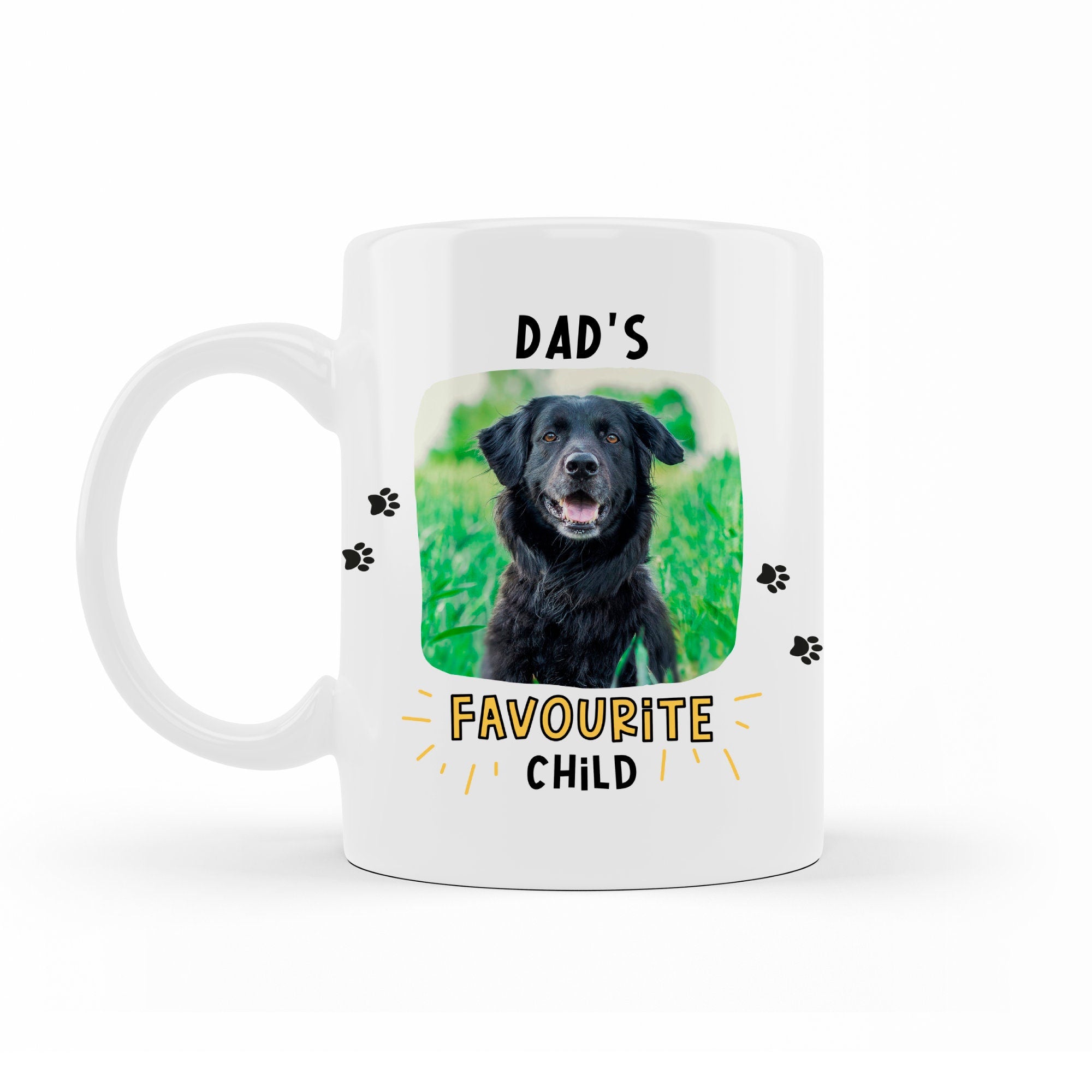 Dog Dad Fathers Day Gift - Personalised Mug From The Dog