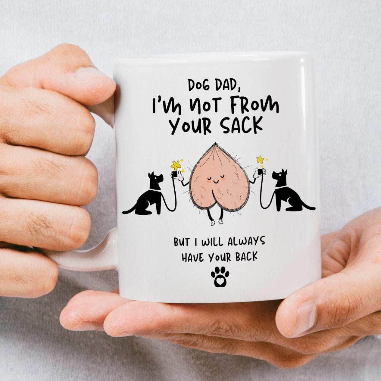 Dog Dad Fathers Day Gift - Funny Dog Dad Mug