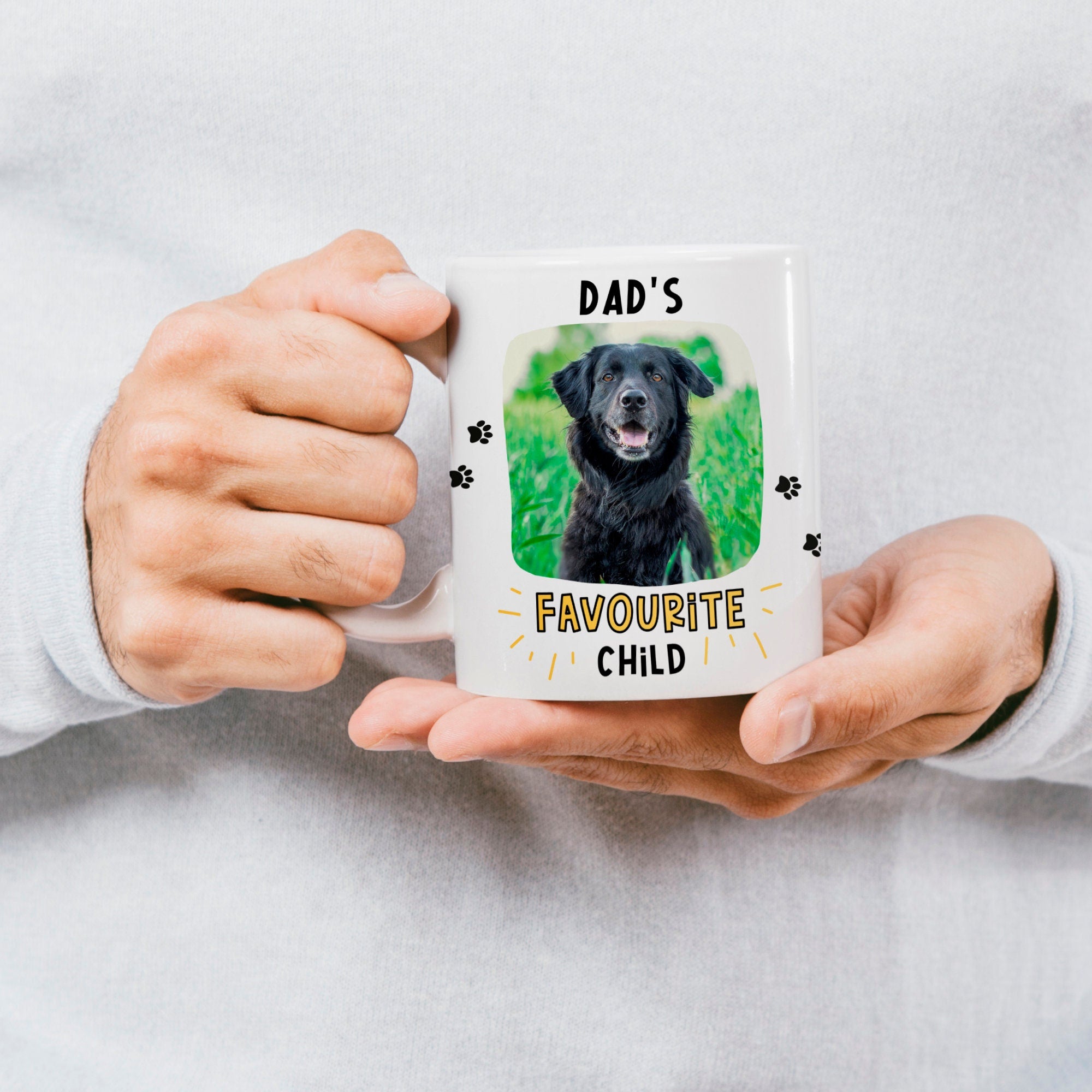 Dog Dad Fathers Day Gift - Personalised Mug From The Dog